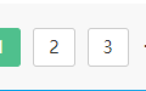 PbootCMS分页条效果之数字条效果